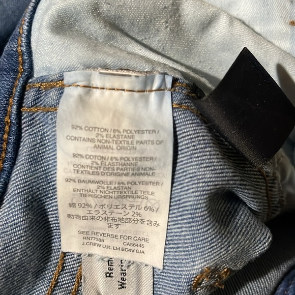 Madewell High Rise Skinny Distressed Frayed Ankle Jeans Womens 26 W - Picture 11 of 11